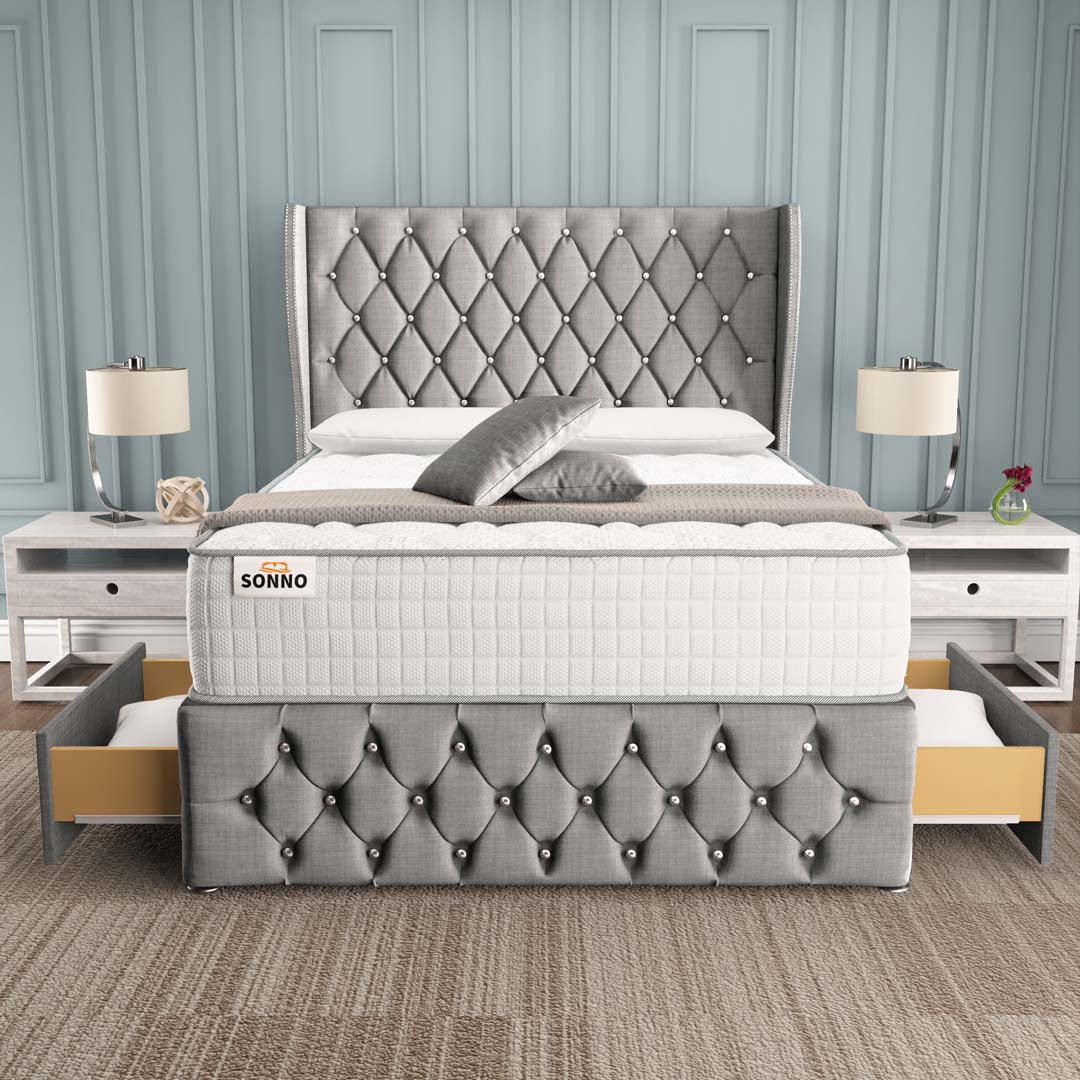 Monaco Wingback Divan Bed