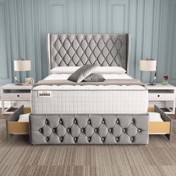 Monaco Wingback Divan Bed