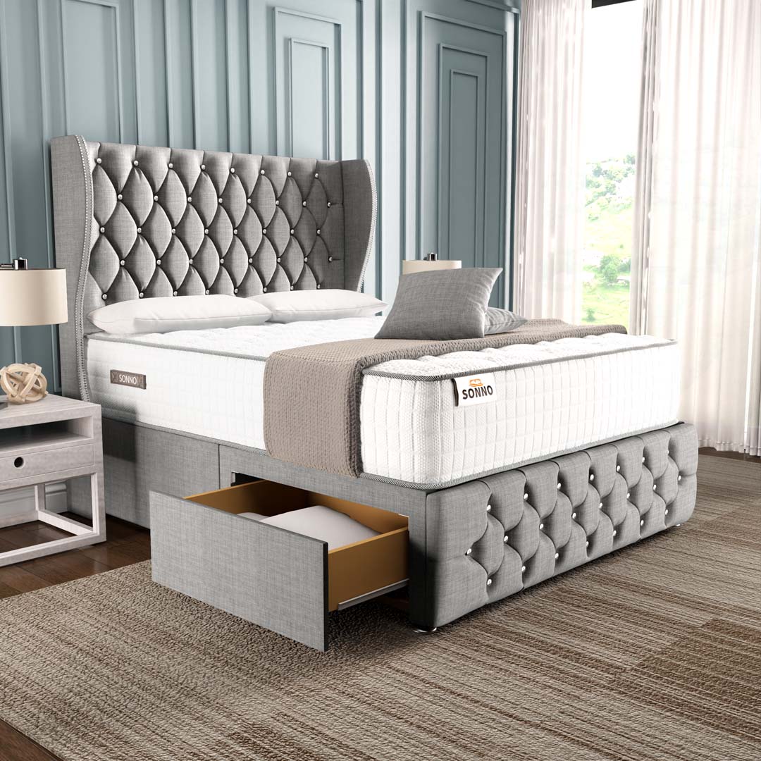 Monaco Wingback Divan Bed
