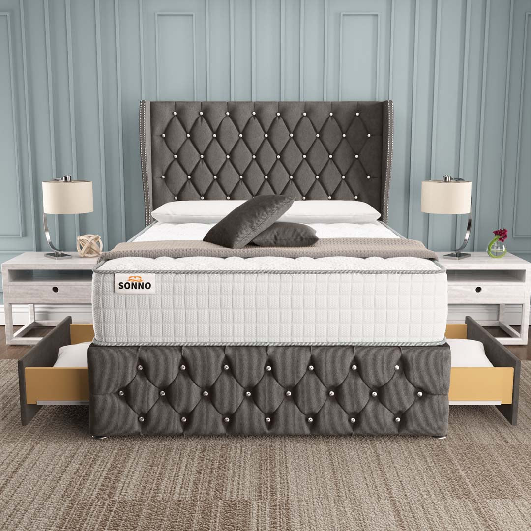 Monaco Wingback Divan Bed