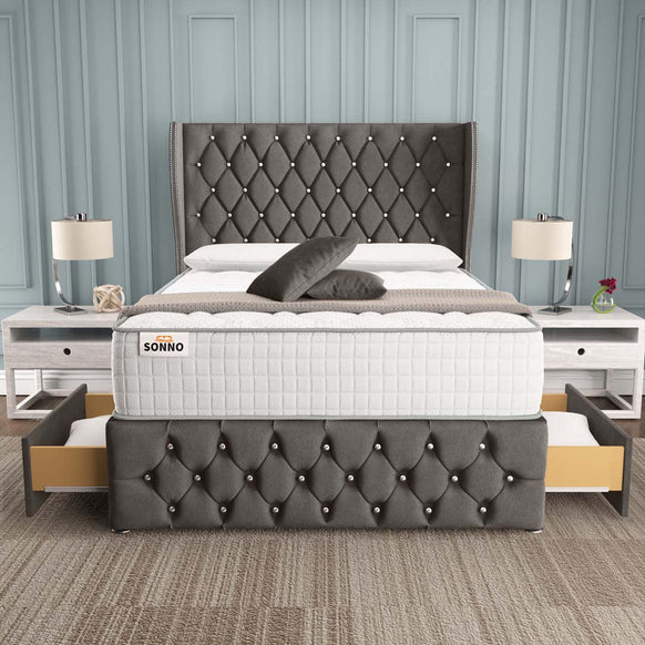 Monaco Wingback Divan Bed