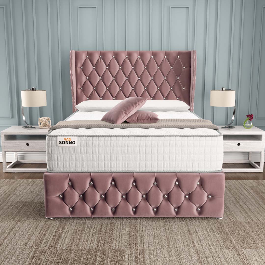 Monaco Wingback Divan Bed