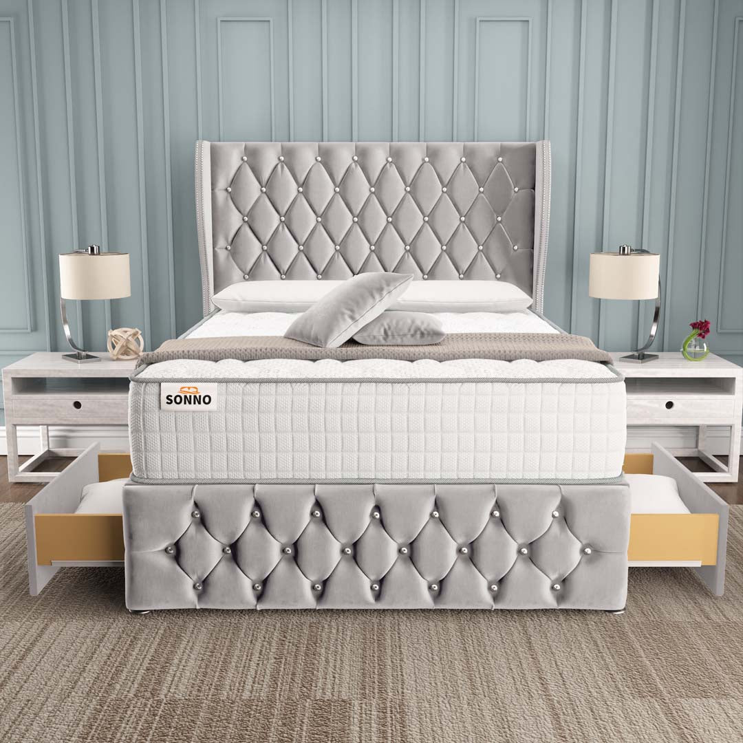 Monaco Wingback Divan Bed