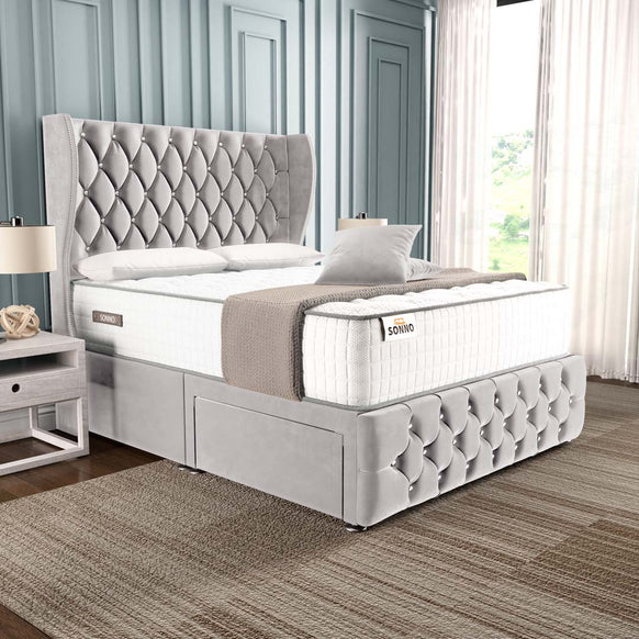 Monaco Wingback Divan Bed