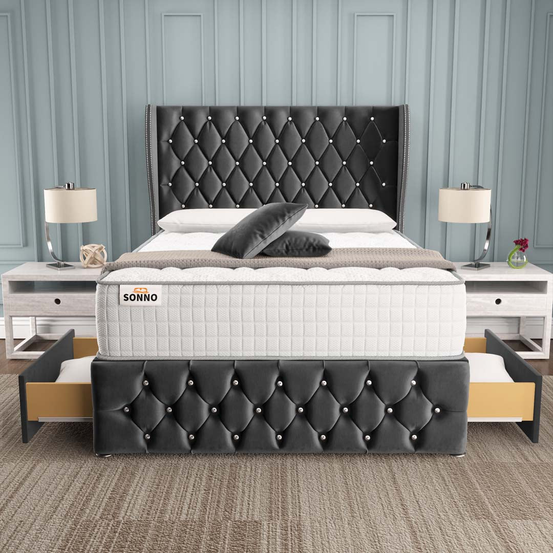Monaco Wingback Divan Bed