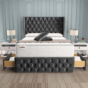 Monaco Wingback Divan Bed