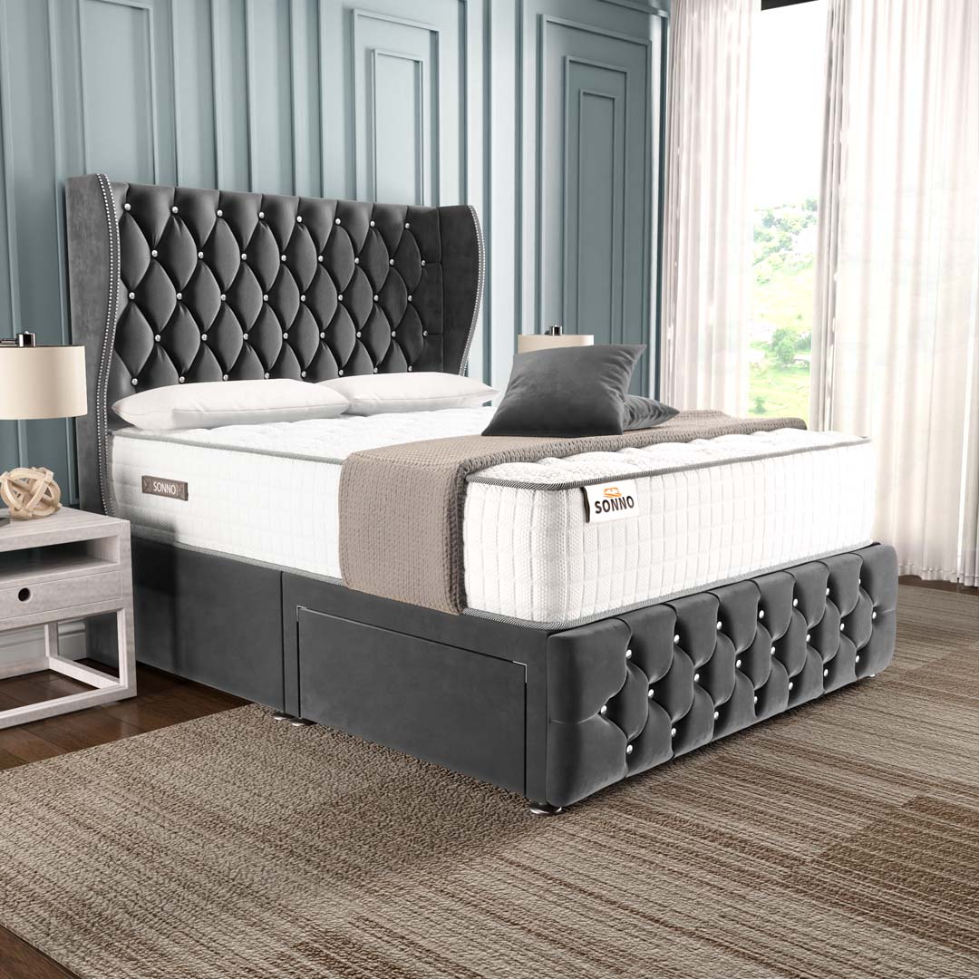 Monaco Wingback Divan Bed
