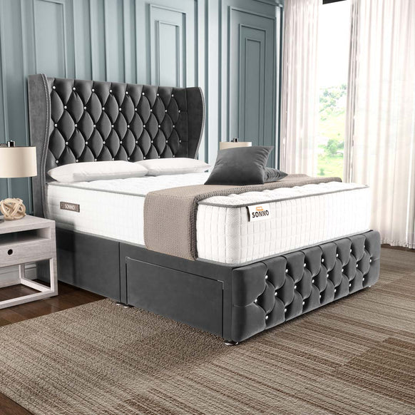 Monaco Wingback Divan Bed