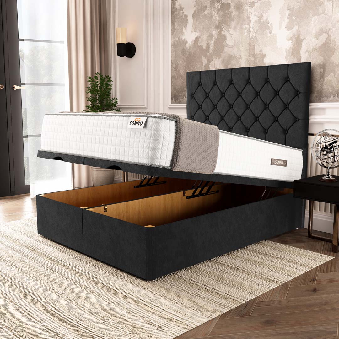 Seville Chesterfield Ottoman Divan Bed