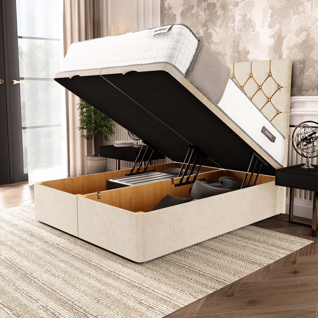 Seville Chesterfield Ottoman Divan Bed