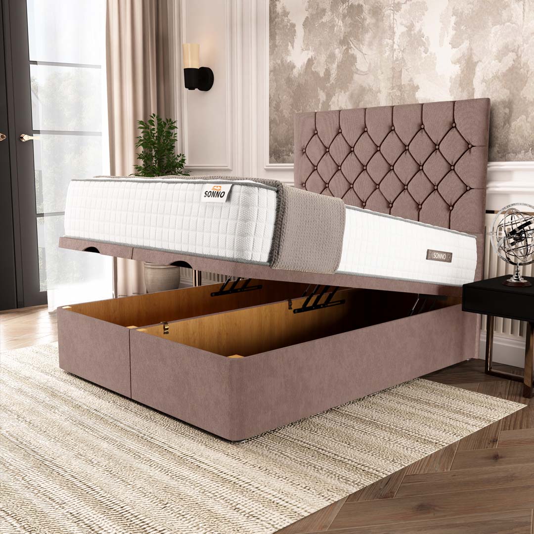Seville Chesterfield Ottoman Divan Bed
