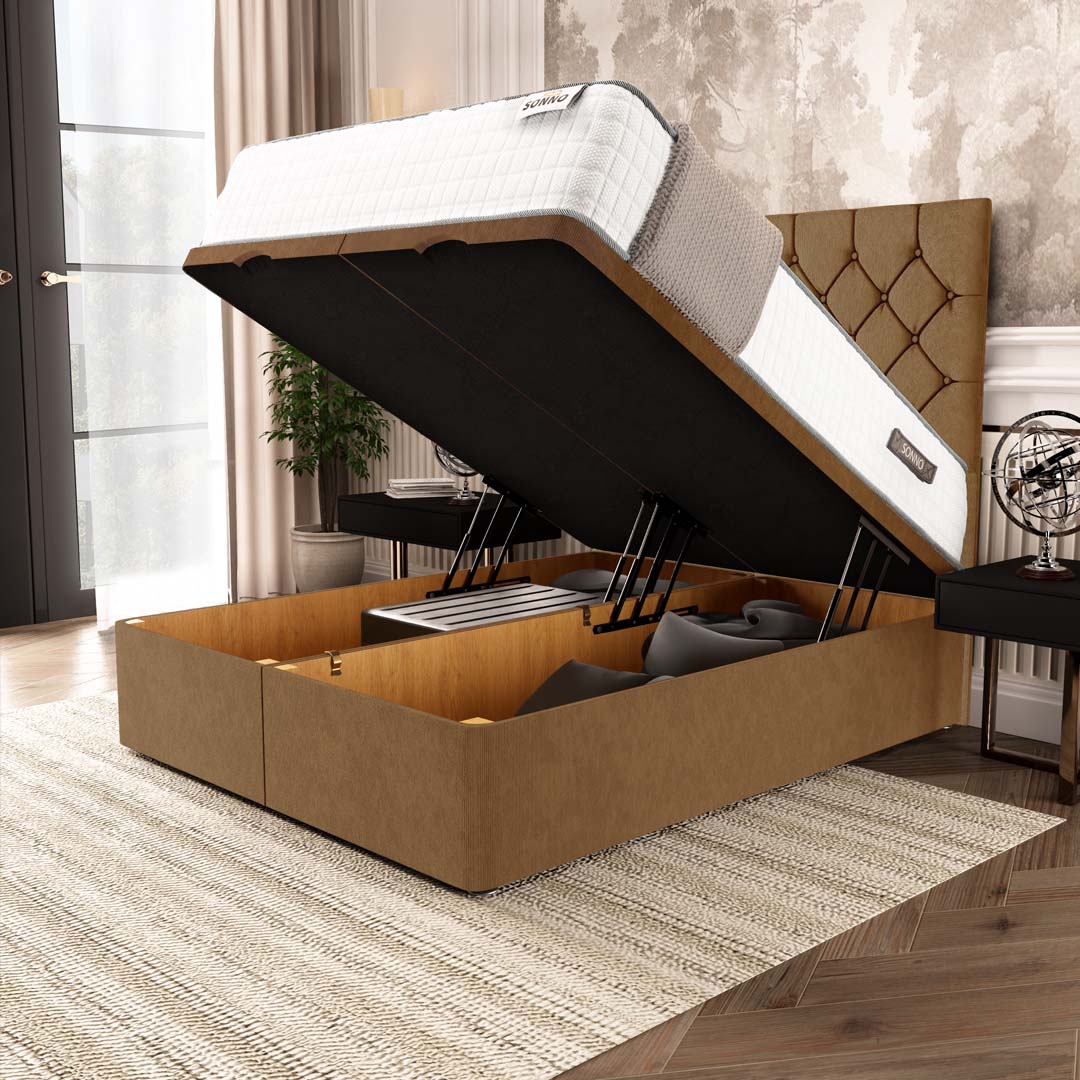 Seville Chesterfield Ottoman Divan Bed