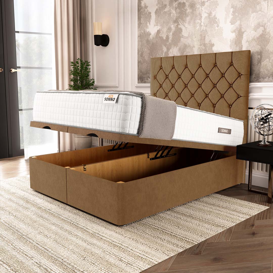 Seville Chesterfield Ottoman Divan Bed
