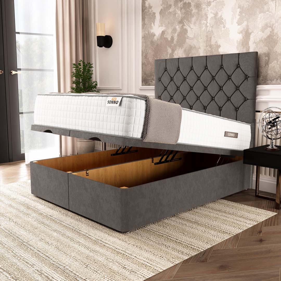 Seville Chesterfield Ottoman Divan Bed