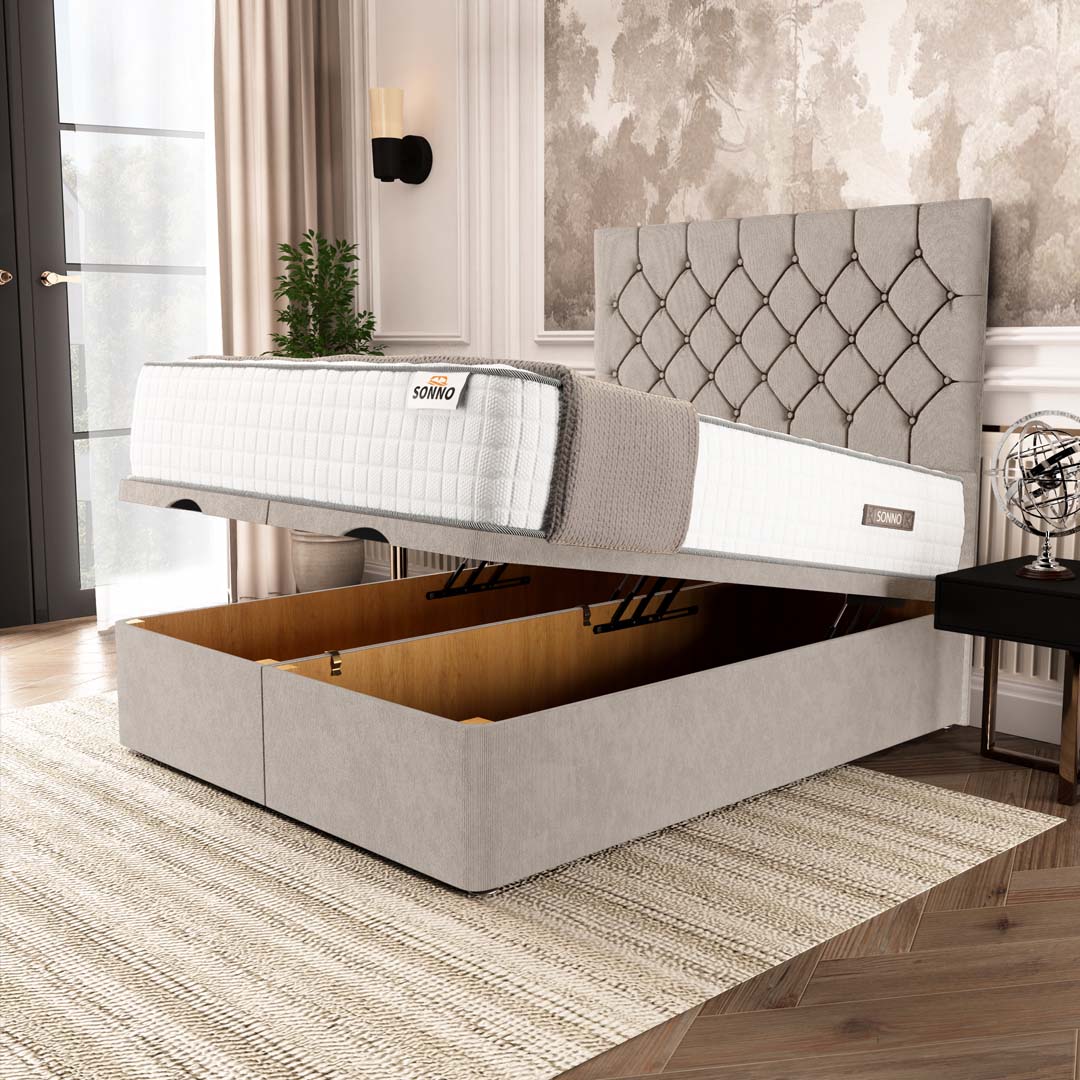 Seville Chesterfield Ottoman Divan Bed