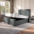 Oxford Upholstered Ottoman Bed