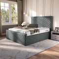 Oxford Upholstered Ottoman Bed