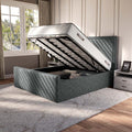 Oxford Upholstered Ottoman Bed