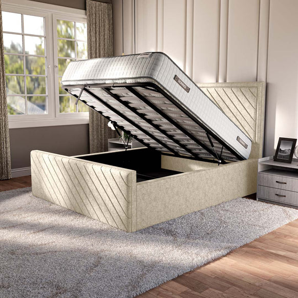 Oxford Upholstered Ottoman Bed