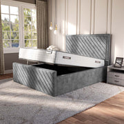 Oxford Upholstered Ottoman Bed