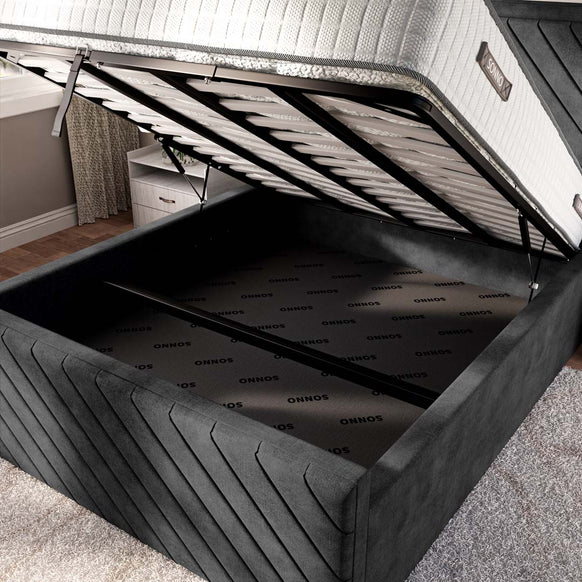 Oxford Upholstered Ottoman Bed