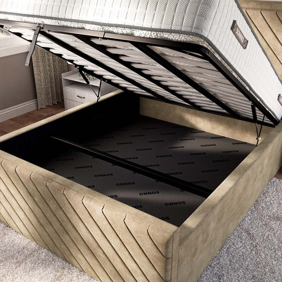 Oxford Upholstered Ottoman Bed