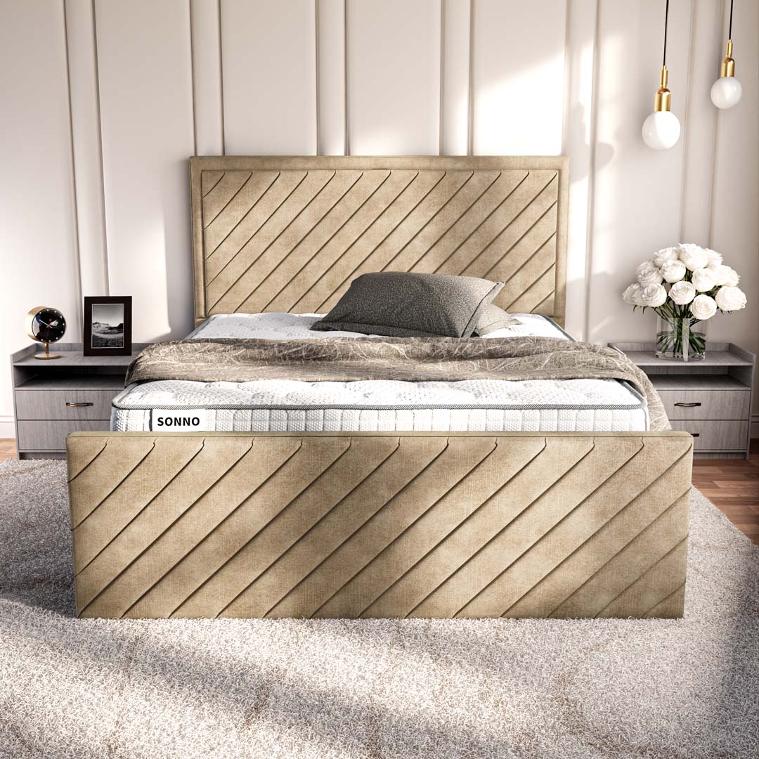 Oxford Upholstered Ottoman Bed