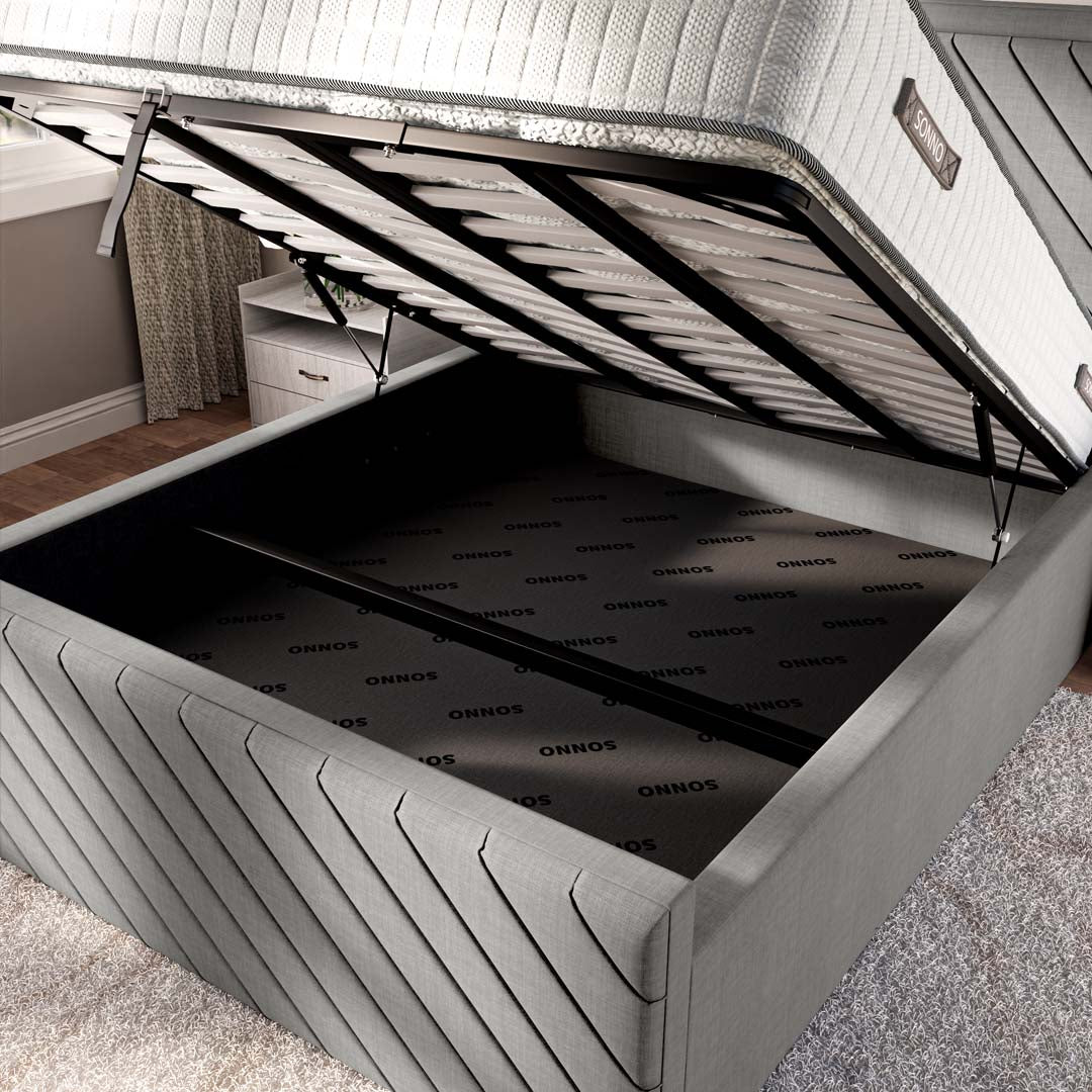 Oxford Upholstered Ottoman Bed