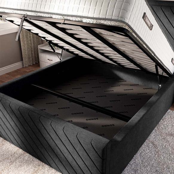 Oxford Upholstered Ottoman Bed
