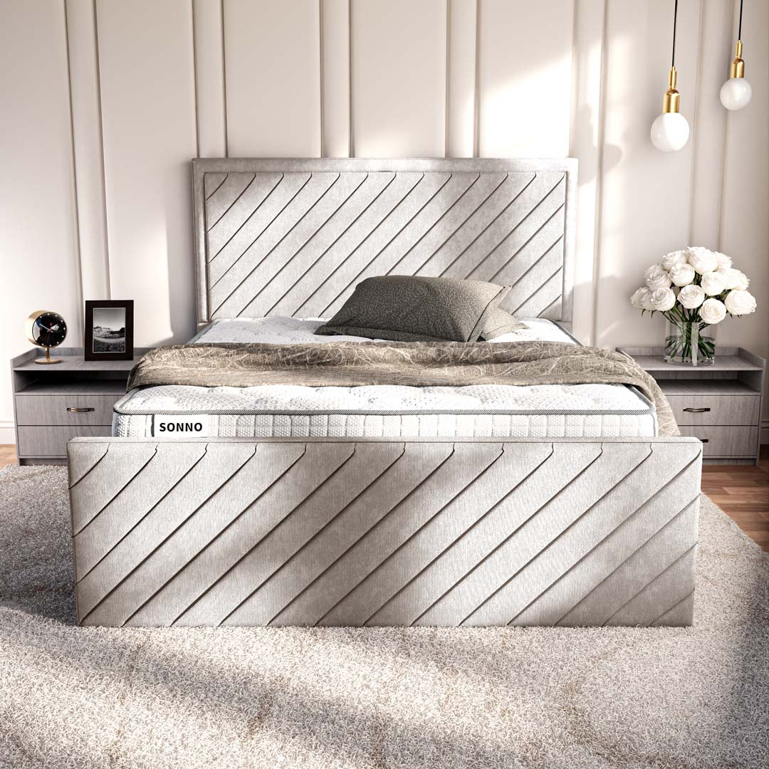 Oxford Upholstered Ottoman Bed