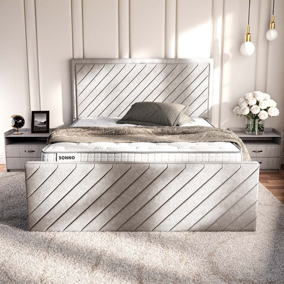 Oxford Upholstered Ottoman Bed
