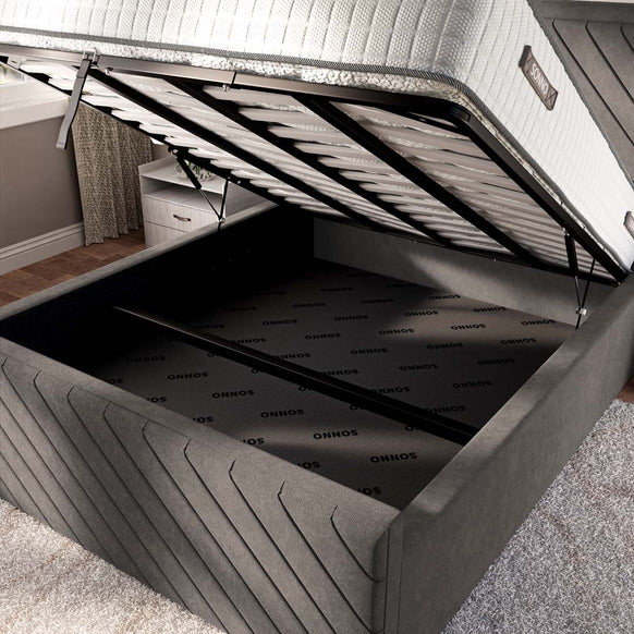 Oxford Upholstered Ottoman Bed