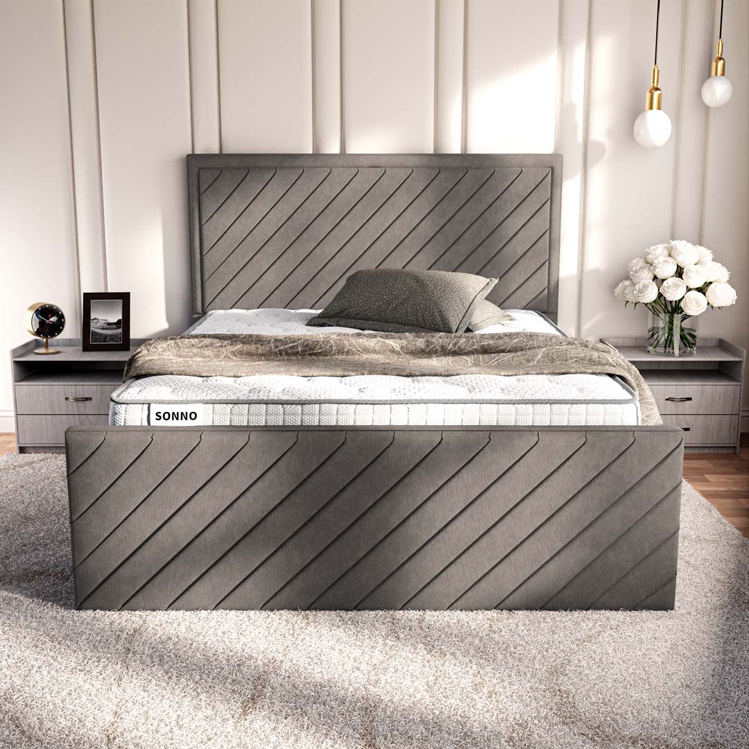Oxford Upholstered Ottoman Bed