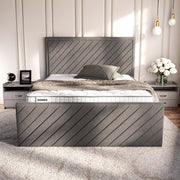 Oxford Upholstered Ottoman Bed