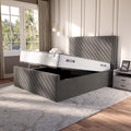 Oxford Upholstered Ottoman Bed