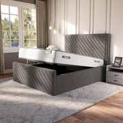 Oxford Upholstered Ottoman Bed