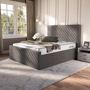 Oxford Upholstered Ottoman Bed