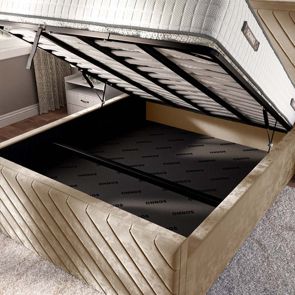 Oxford Upholstered Ottoman Bed
