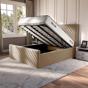 Oxford Upholstered Ottoman Bed