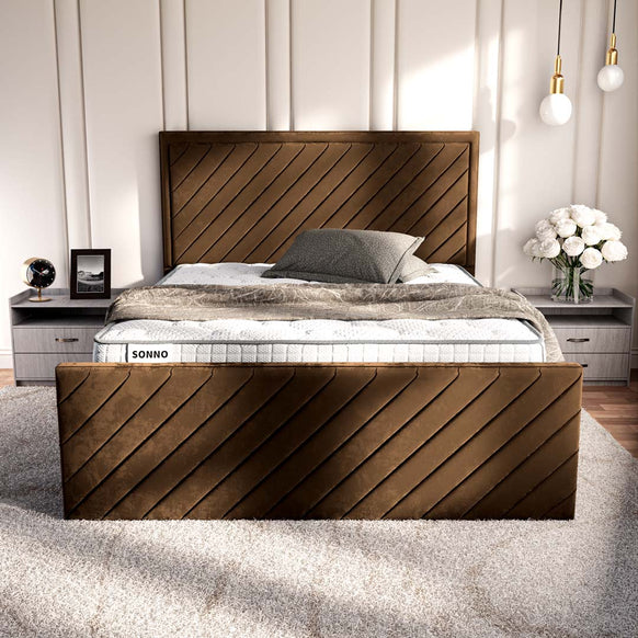 Oxford Upholstered Ottoman Bed