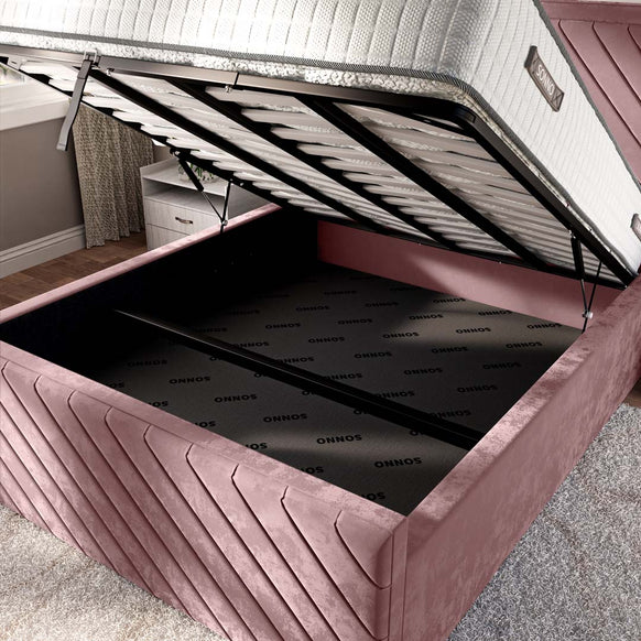 Oxford Upholstered Ottoman Bed