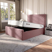 Oxford Upholstered Ottoman Bed