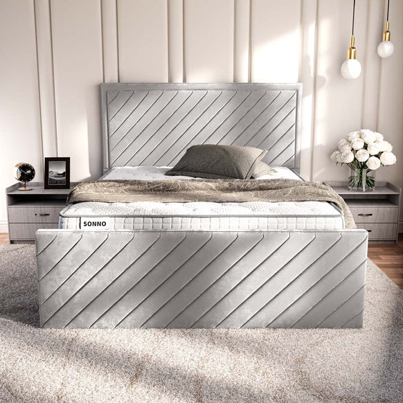 Oxford Upholstered Ottoman Bed