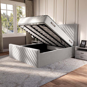 Oxford Upholstered Ottoman Bed