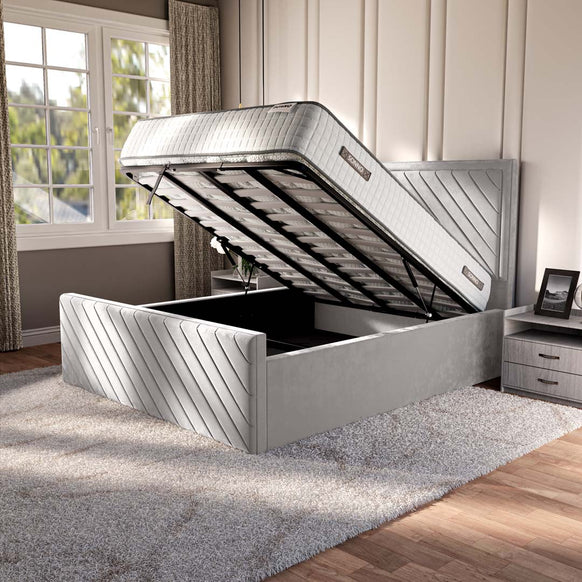Oxford Upholstered Ottoman Bed