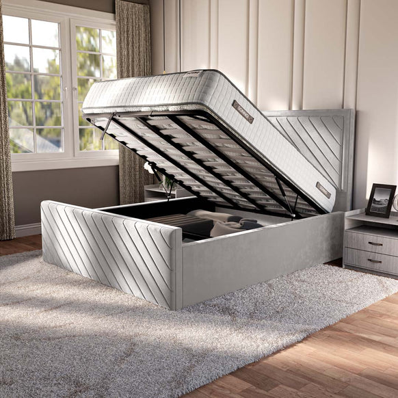 Oxford Upholstered Ottoman Bed
