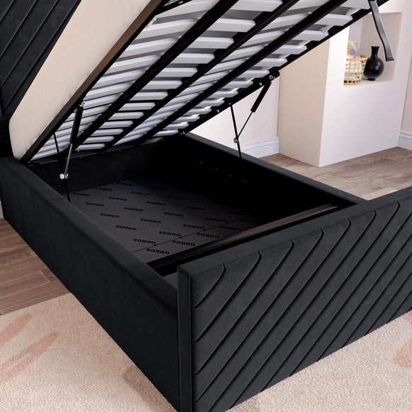 Oxford Kids Upholstered Ottoman Bed