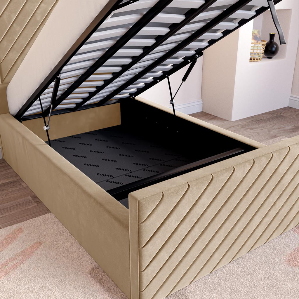 Oxford Kids Upholstered Ottoman Bed