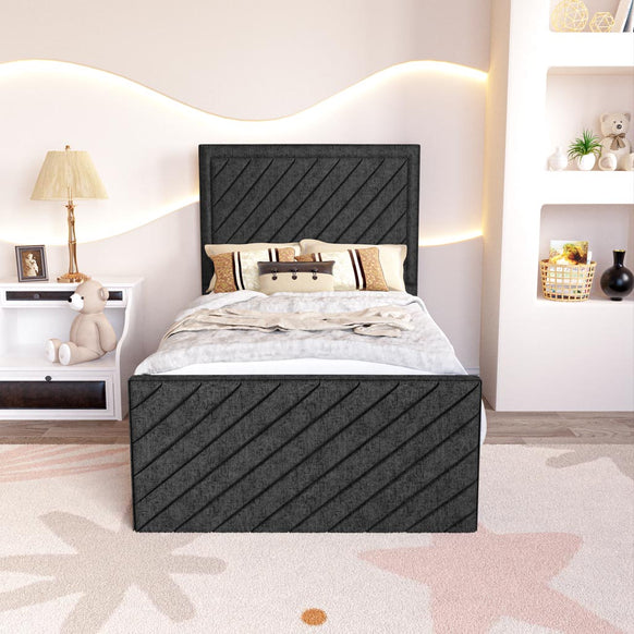 Oxford Kids Upholstered Ottoman Bed