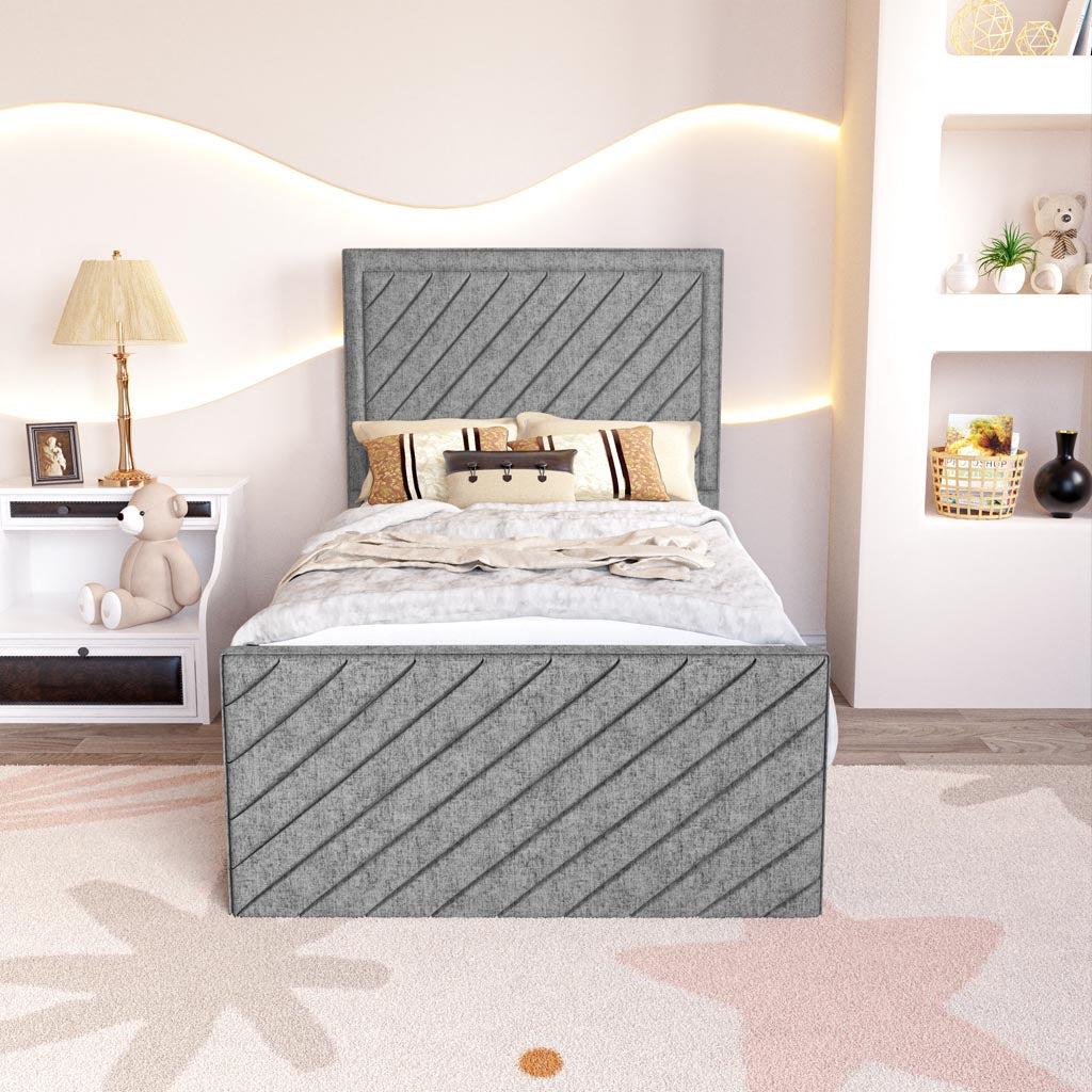 Oxford Kids Upholstered Ottoman Bed